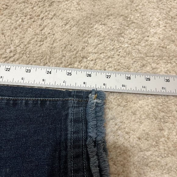 Frame Denim Jeans Size 25 Le High Skinny Montclair Distressed Hi Rise Dark Wash - Picture 11 of 11